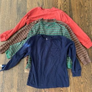 4 Gap Kids Organic long sleeve T